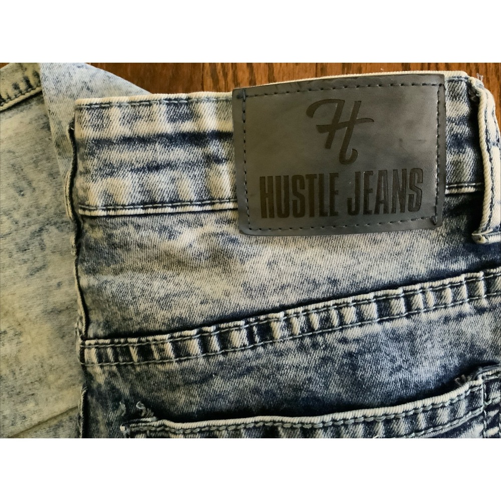HUSTLE JEANS Men's 30 Slim Skinny Super Stretch - Picture 9 of 10